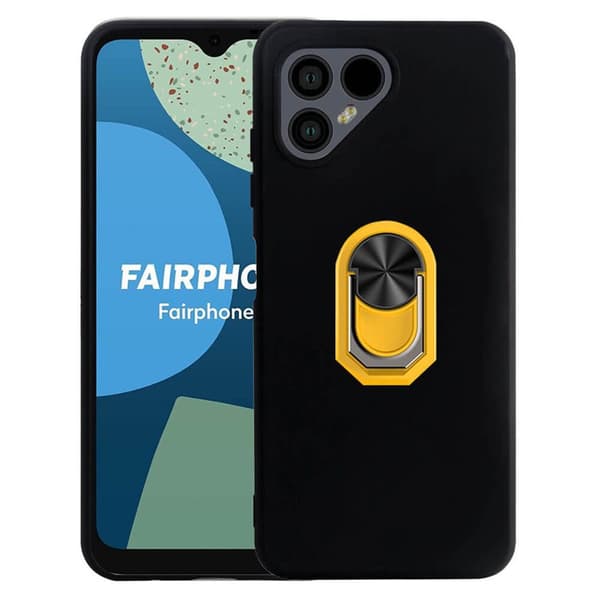 TPU ringcover til Fairphone 4 - Gul