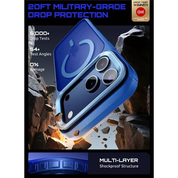 SUPCASE UB Mag kotelo Apple iPhone 17 Pro Max - Azure