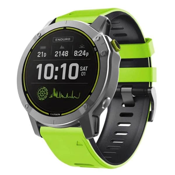 Twin kellon ranneke Garmin Endoro - Lime/musta