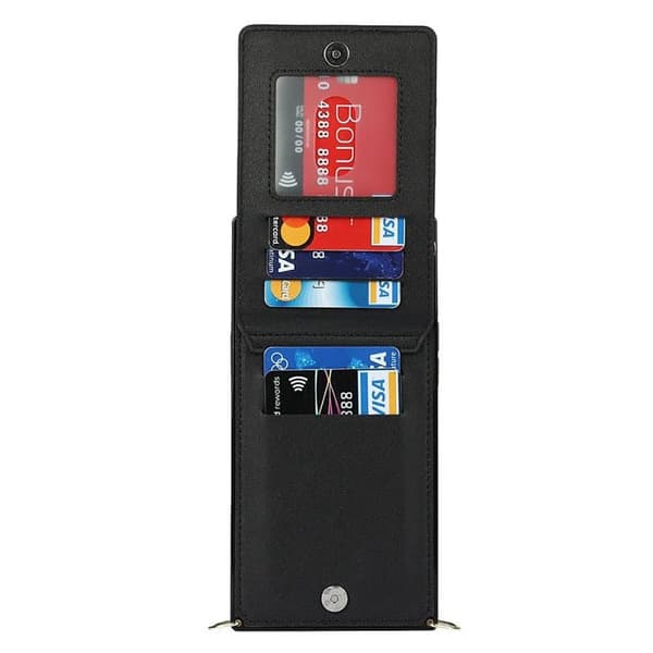 Zipper halskjede deksel til Apple iPhone 12 Pro Max - Sort