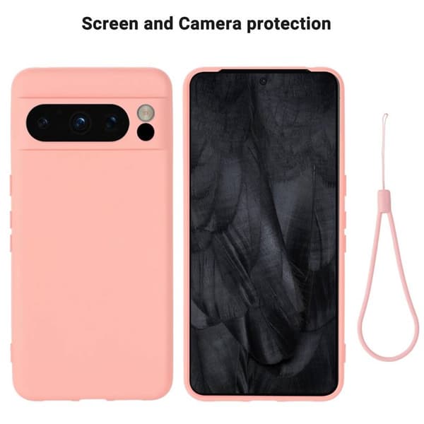 Liquid silikondeksel til Google Pixel 8 Pro - Pink