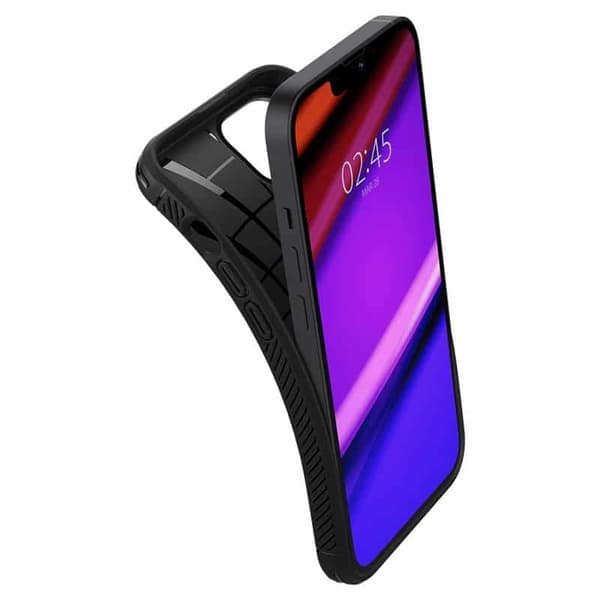 Spigen Rugged Armor cover til Apple iPhone 13 - Sort