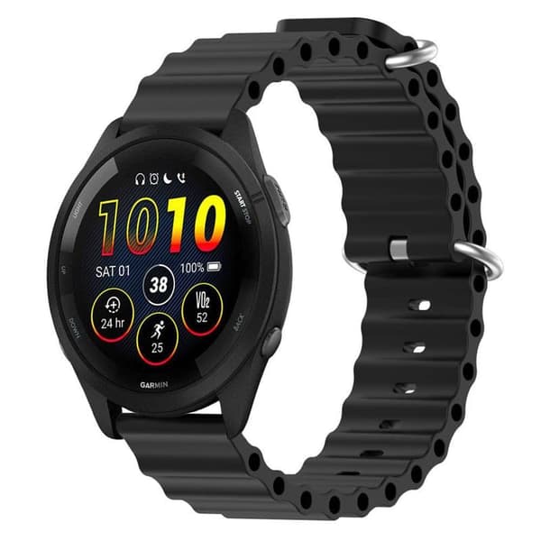 Ocean urrem til Garmin Forerunner 265 - Sort