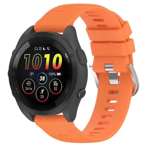 Pure kellon ranneke Garmin Forerunner 265S - Oranssi