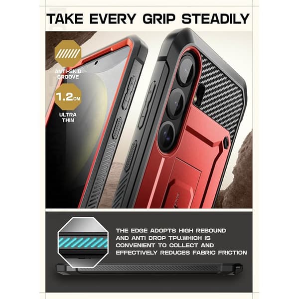 SUPCASE UB Pro 2-set til Samsung Galaxy S25 Plus - Ruddy