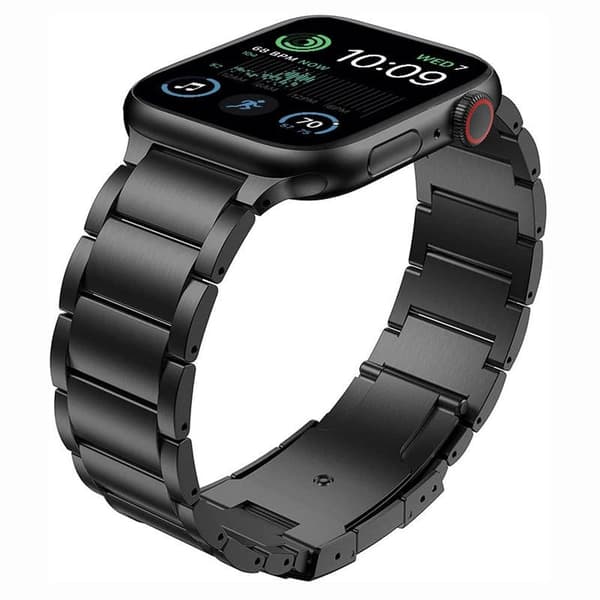 BEAD Titanium urrem til Apple Watch SE 2022 (44mm) - Sort