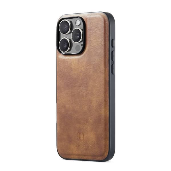 Wallet DG-Ming 2i1 til Apple iPhone 16 Pro - Brun