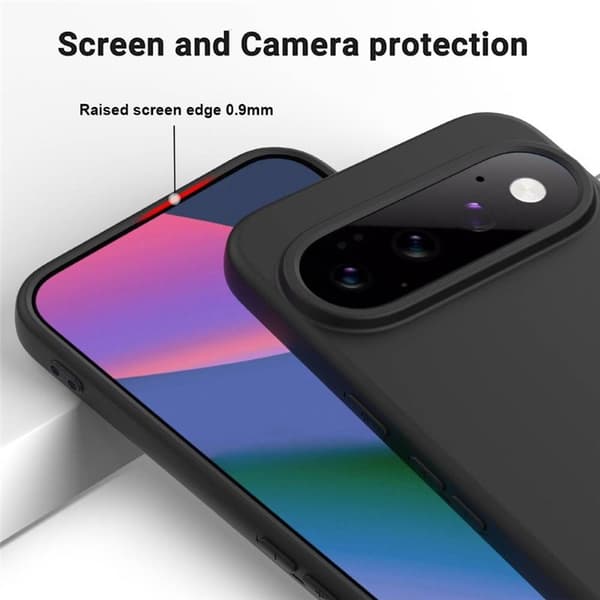 Liquid silikondeksel til Google Pixel 11 Pro XL - Svart