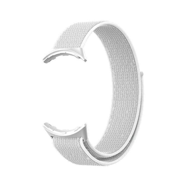 Nylon urrem til Google Pixel Watch - Summit White