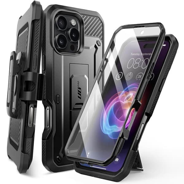 SUPCASE UB Pro cover til Apple iPhone 16 Pro Max - Sort