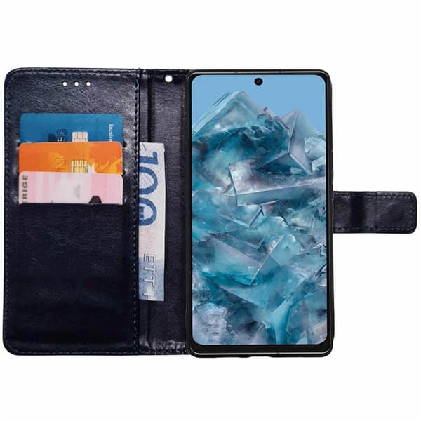 Wallet cover 3-kort til Google Pixel 8 Pro - Mørkeblå