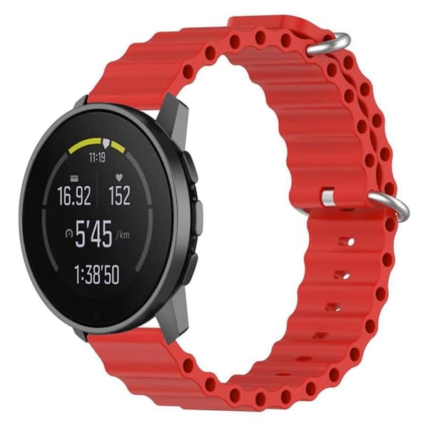 Ocean Kellon ranneke Suunto 9 Peak - Punainen