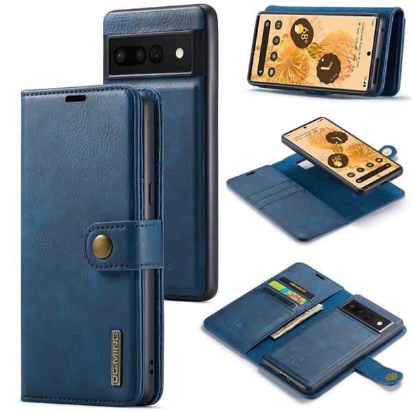 Wallet DG-Ming 2i1 til Google Pixel 7 Pro - BlÃ¥