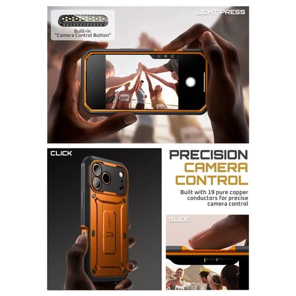 SUPCASE UB Pro cover til Apple iPhone 17 Pro - Coral