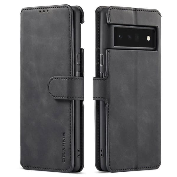 DG-Ming Wallet cover 3-kort til Google Pixel 6 Pro - Sort