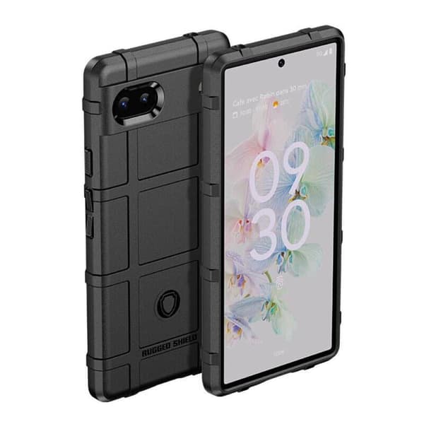 Rugged Shield cover til Google Pixel 6A - Sort