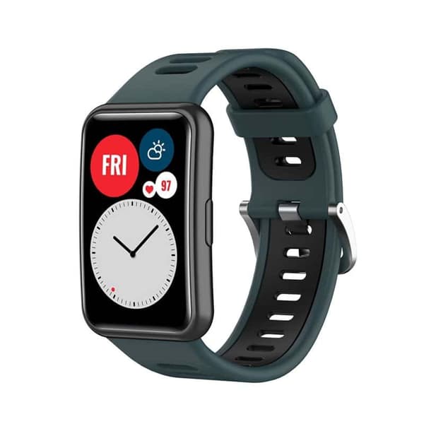 Twin Sport urrem til Huawei Fit - Grøn/sort