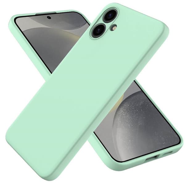 Liquid silikone cover til Samsung Galaxy A06 - Mynte