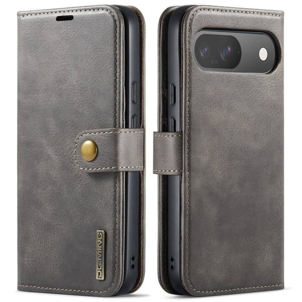 Wallet DG-Ming 2i1 til Google Pixel 9 - GrÃ¥