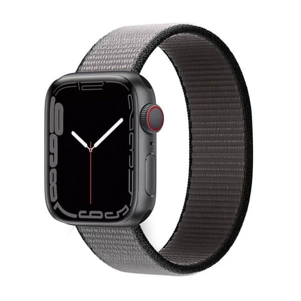 Nylon Urrem til Apple Watch 7 (45mm) - Anchor Ash