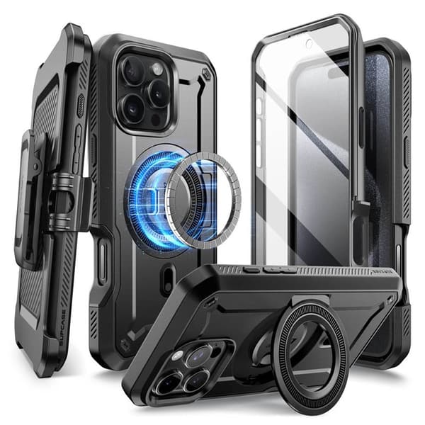 SUPCASE UB Pro Mag cover til Apple iPhone 16 Pro Max - Sort