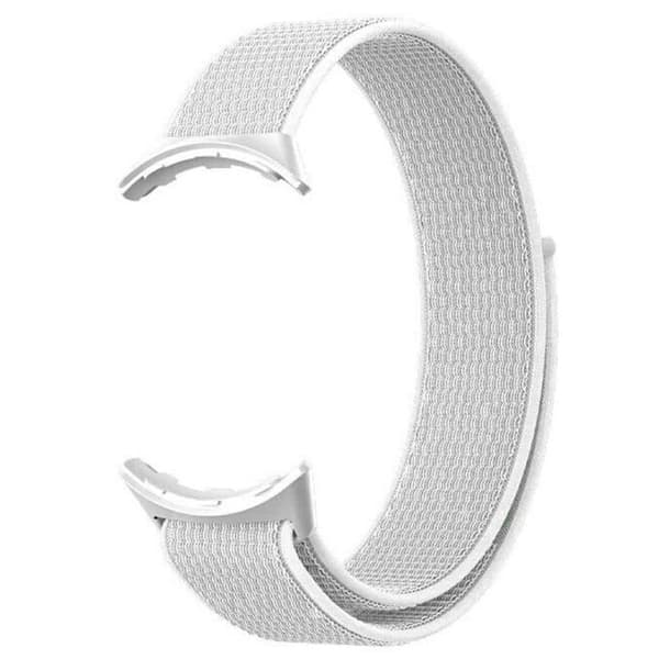 Nylon Urrem til Google Pixel Watch 5 (41mm) - Summit white