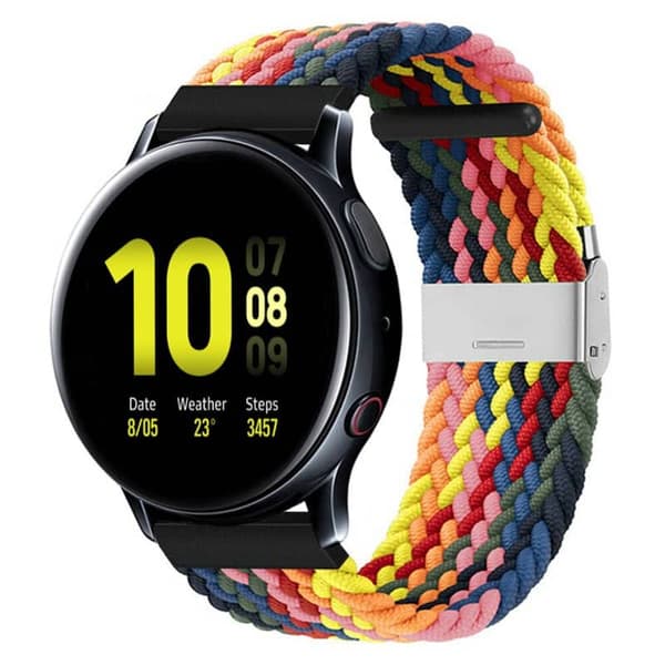 Flettet elastisk klokkereim til Samsung Galaxy Watch Active 2