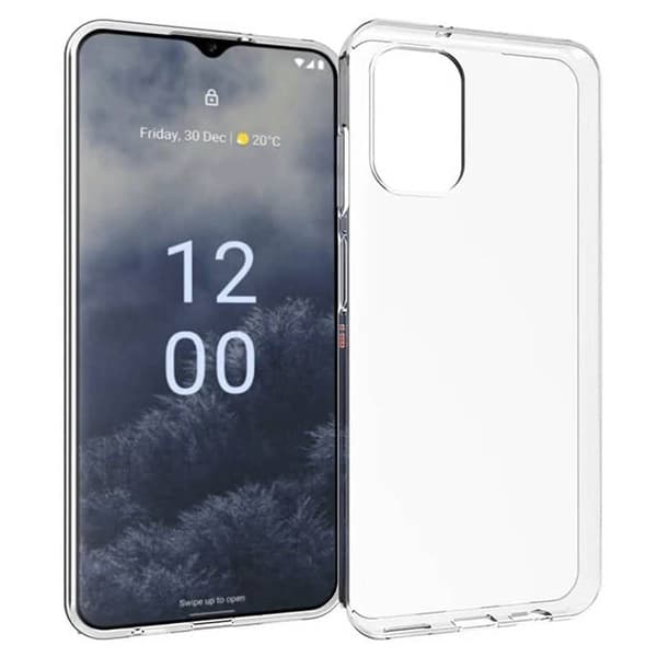 Silikonikotelo läpinäkyvä Nokia G60