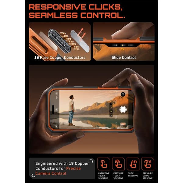 SUPCASE UB Grip Pro deksel til Apple iPhone 17 Pro Max - Coral