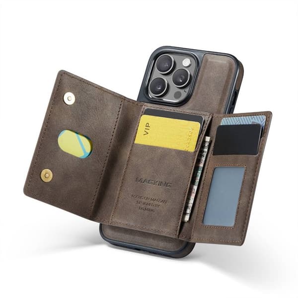 DG-Ming Magking K2 2i1 deksel til Apple iPhone 13 Pro Max - Coff