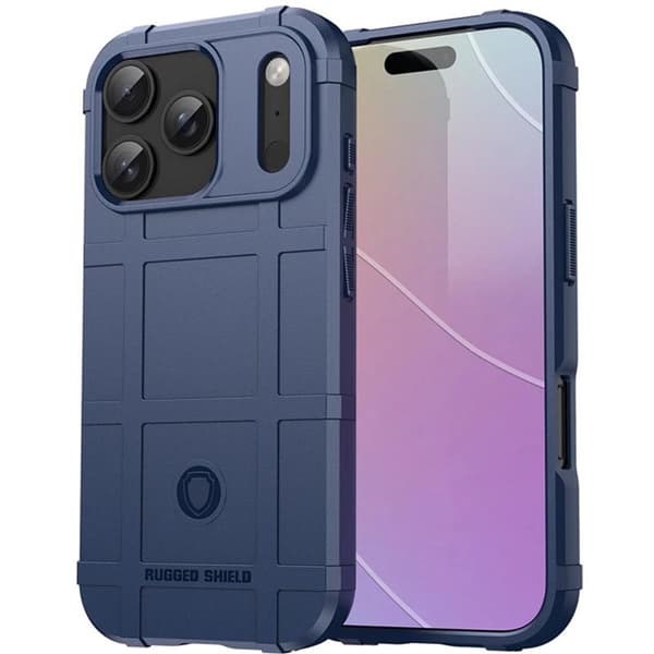 Rugged Shield cover til Apple iPhone 18 Pro Max - Blå