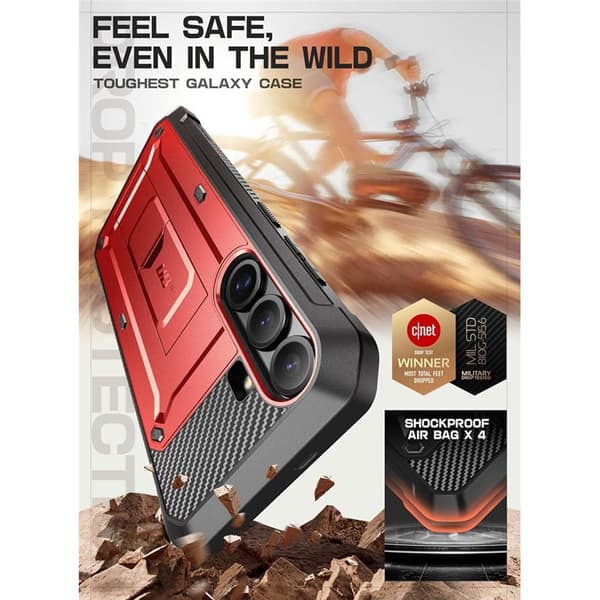 SUPCASE UB Pro 2-set til Samsung Galaxy S25 Plus - Ruddy