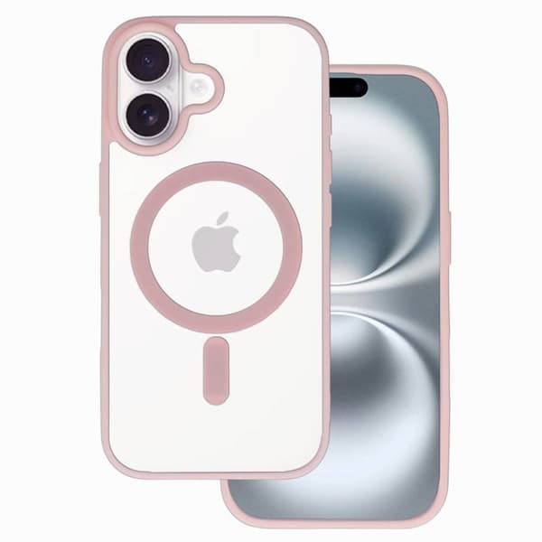 Acrylic MagSafe cover til Apple iPhone 17 - Blush Pink
