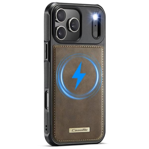 CaseMe mobildeksel C49 2i1 til Apple iPhone 18 Pro – Coffee
