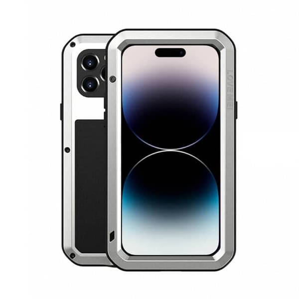 LOVE MEI Powerful til Apple iPhone 14 Pro - Sølv