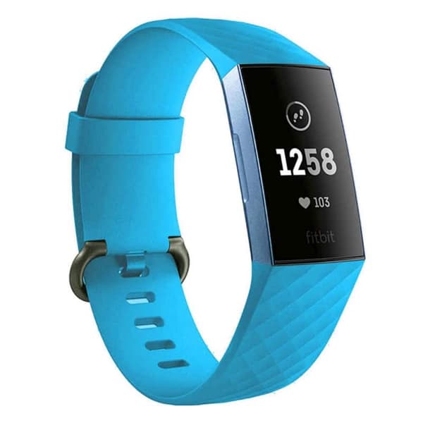 Sport urrem til Fitbit Charge 3 - Lyseblå