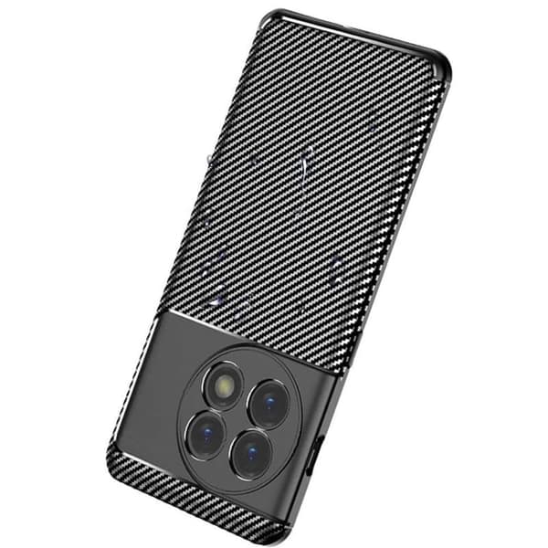 Carbon silikon Deksel til OnePlus 11 - Sort