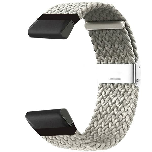 Flettet Urrem til Garmin Fenix E - Stone