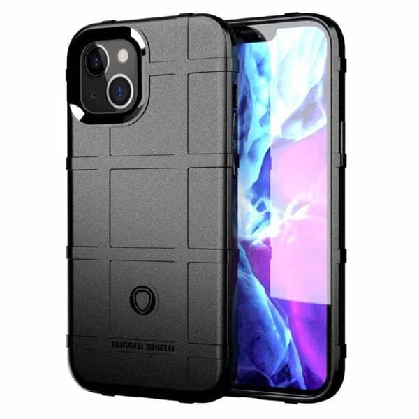 Rugged Shield deksel til Apple iPhone 13 - Svart