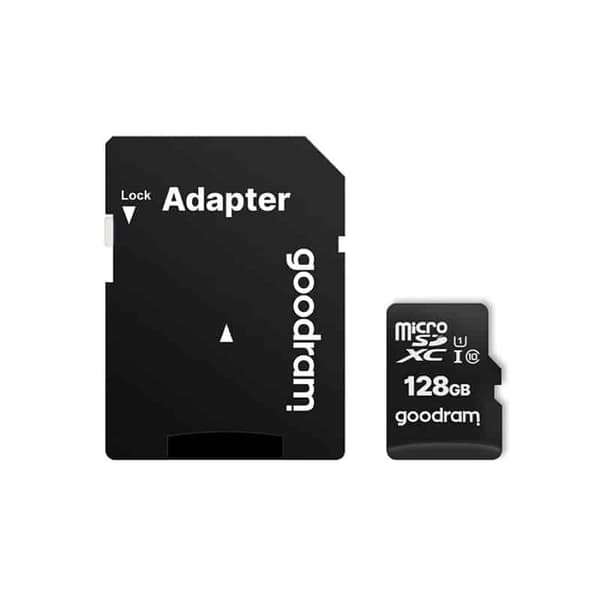 GOODRAM 128GB microCARD cl10 UHS-I + sovitin