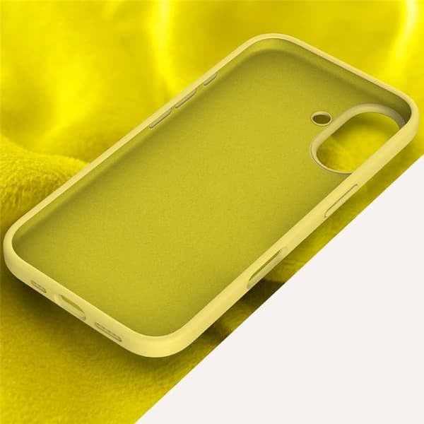 Liquid silikonisuoja Apple iPhone 16 - Canary Yellow