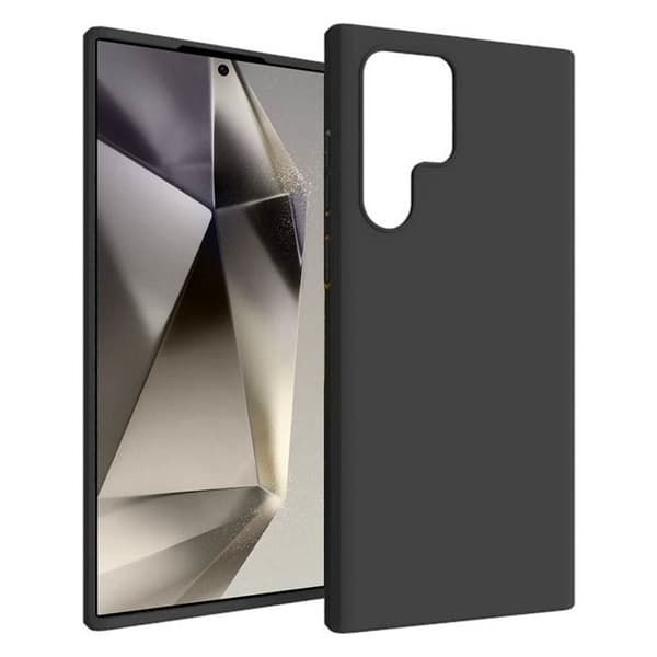 Silikone cover til Samsung Galaxy S25 Ultra - Sort