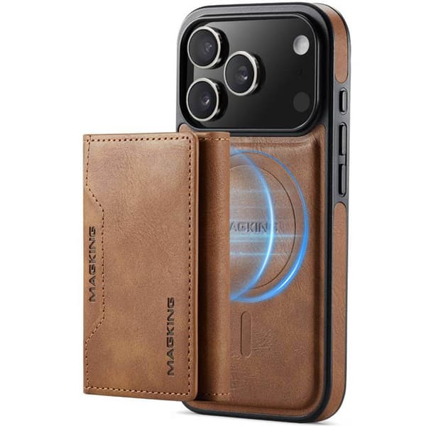 DG-Ming Magking K2 2i1 deksel til Apple iPhone 18 Pro - Brun