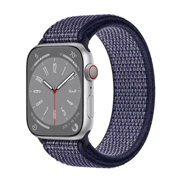 Nylon Urrem til Apple Watch 8 (41mm) - Midnight Blue