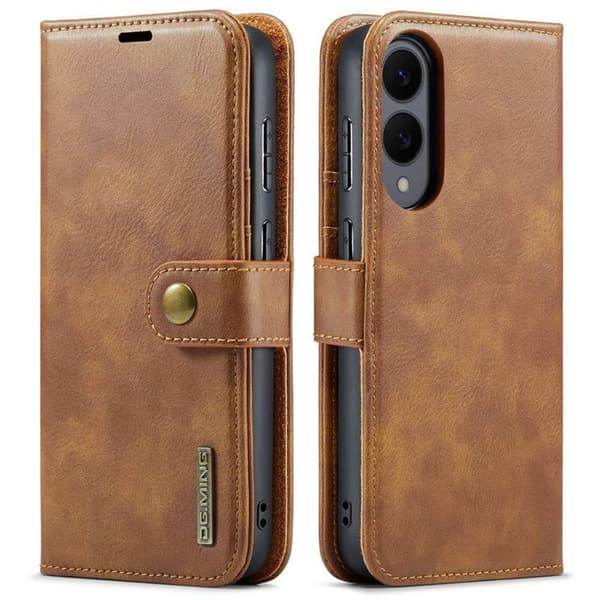 Wallet DG-Ming 2i1 til Samsung Galaxy S25 Edge - Brun