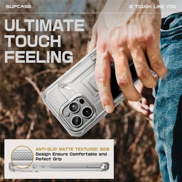 SUPCASE UB Pro cover til Apple iPhone 16 Pro Max - Clear