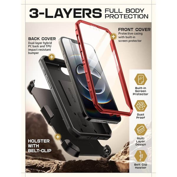 SUPCASE UB Pro Apple iPhone 16e - Ruddy