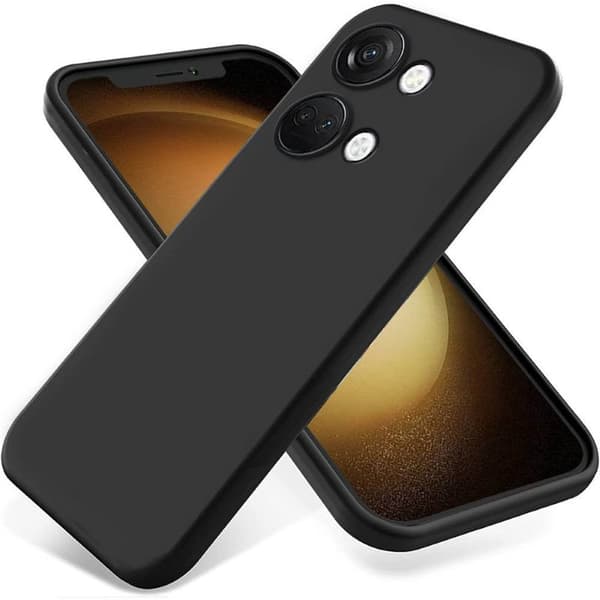 Liquid silikone cover til OnePlus Nord 3 5G - Sort