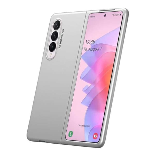 Hardt deksel til Samsung Galaxy Z Fold 4 - Sølv