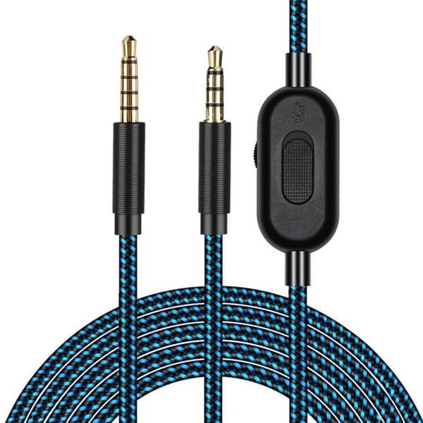 Hovedtelefon lydkabel med lydstyrkefunktion til Logitech Astro A